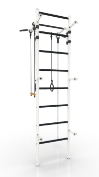 Шведская стенка Атлет-1 ( бело- черный )