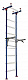 картинка Шведская стенка "Вертикаль Юнга- 5 +ТБ" от магазина Лазалка
