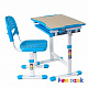 Комплект парта и стул-трансформеры FunDesk Piccolino Blue (голубой)
