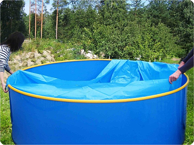 картинка Пленка для овальных бассейнов 4.8х2.4м. высота 1.25м. ГарденПласт от магазина БэбиСпорт