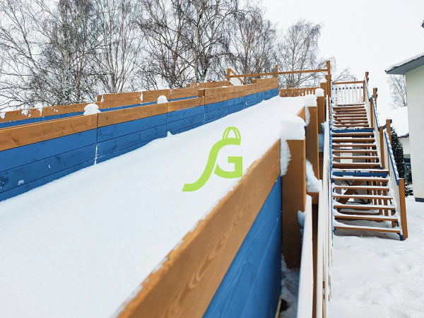 Зимняя горка IgraGrad Snow Fox, скат 18 м мод.2