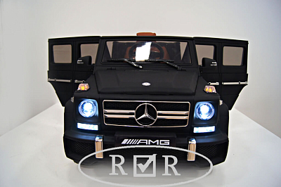 Электромобиль детский RiverToys Mercedes-Benz G63 (белый) с дистанционным управлением