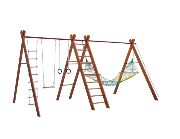 Детский спортивный комплекс для дачи "Карусель 8Д"