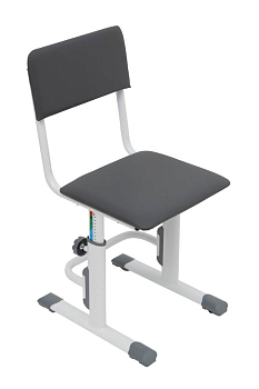 Комплект растущая парта-трансформер и регулируемый стул Polini kids City D2 (серый)