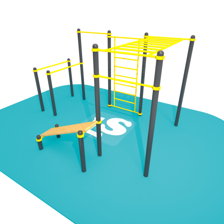 картинка Спортивный комплекс ВоркАут ЛС1 от магазина Лазалка