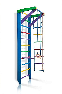 Спортивный уголок  Радуга 2 (пристеночный)