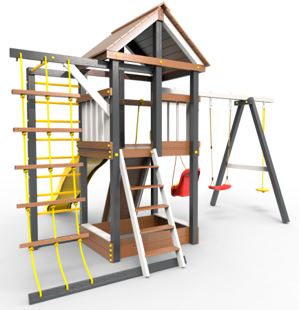 Детская площадка Пикник "Ультра" с турником и шведской стенкой