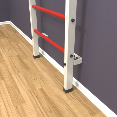 картинка Шведская стенка "LittleSport" (белый*красный) от магазина Лазалка