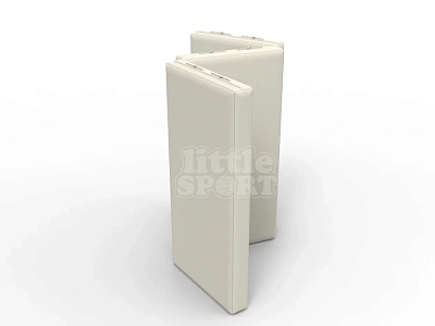 Мат кожзам LittleSport (100х150х10см) складной бежевый