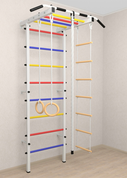 Шведская стенка Sv Pro рукоход 851 (Турник Pro рукоход/Канат/Кольца/Лестница)