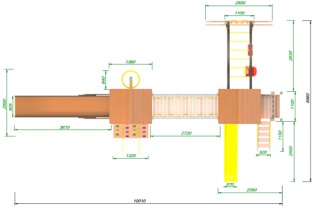 Детская площадка Пикник "Ультра А" Кракен ОлСизон