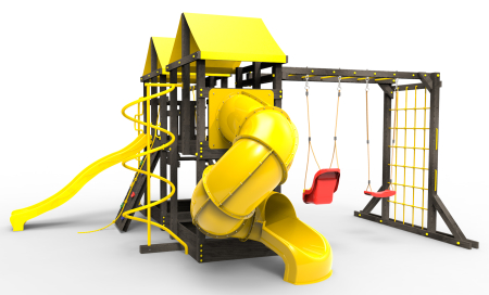 Детская площадка Пикник "Блэк" Пацифик Лайт с винтовой трубой