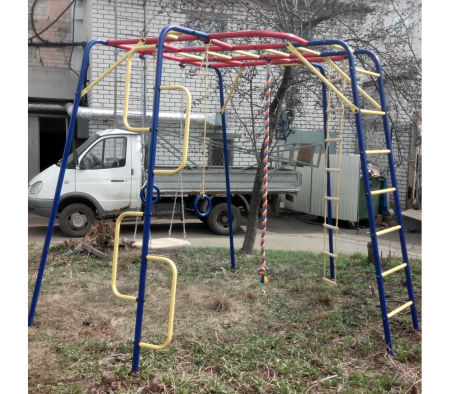 картинка Детский спортивный комплекс для дачи Пионер "Призма" от магазина Лазалка