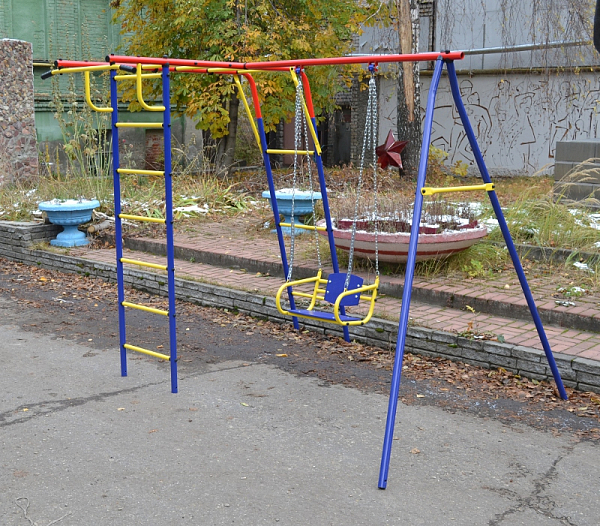 картинка Детский спортивный комплекс для дачи Пионер "Шалун" (ЦК2) от магазина Лазалка