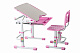 Комплект парта и стул-трансформеры FunDesk Vivo Pink (розовый)