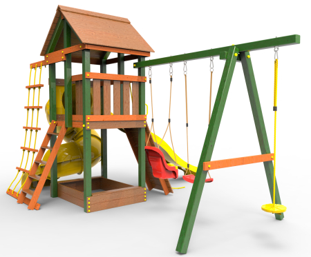 Детская площадка Пикник "Вега Д" с винтовой трубой